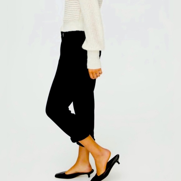 🖤Wilfred Cropped Pant with Silk Waistband🖤 - Picture 2 of 7